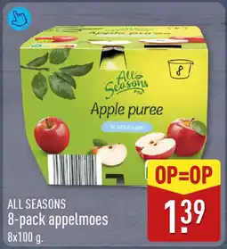 ALDI ALL SEASONS 8-pack appelmoes aanbieding