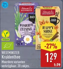 ALDI WESTMINSTER Kruidenthee aanbieding