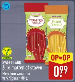 ALDI SWEET-LAND Zure matten of staven aanbieding