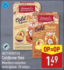 ALDI WESTMINSTER Coldbrew thee aanbieding