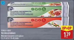 ALDI POWER FORCE Vershoudzakken aanbieding
