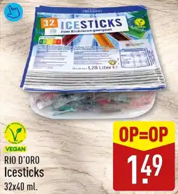 ALDI RIO D'ORO Icesticks aanbieding