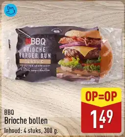 ALDI BBQ Brioche bollen aanbieding
