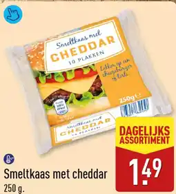 ALDI Smeltkaas met cheddar aanbieding