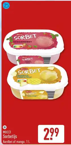ALDI MUCCI Sorbetijs aanbieding