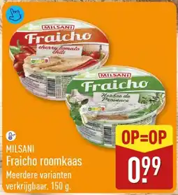 ALDI MILSANI Fraicho roomkaas aanbieding