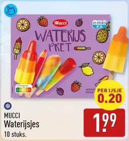 ALDI MUCCI Waterijsjes aanbieding
