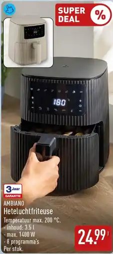 ALDI AMBIANO Heteluchtfriteuse aanbieding