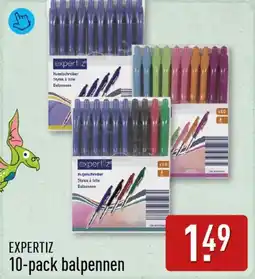 ALDI EXPERTIZ 10-pack balpennen aanbieding