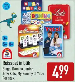 ALDI Reisspel in blik aanbieding