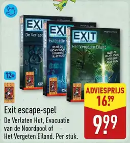 ALDI Exit escape-spel aanbieding