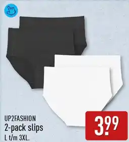 ALDI Up2Fashion 2-Pack Slips aanbieding