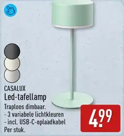 ALDI Casalux Led-Tafellamp aanbieding