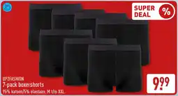 ALDI Up2Fashion 7-Pack Boxershorts aanbieding