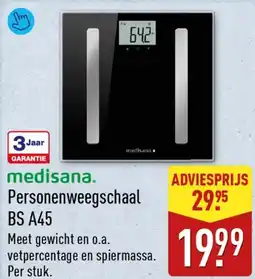 ALDI Medisana Personenweegschaal BS A45 aanbieding