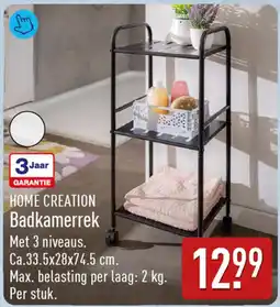 ALDI Home Creation Badkamerrek aanbieding