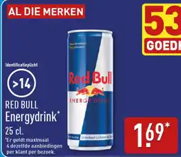 ALDI Red Bull Energydrink aanbieding