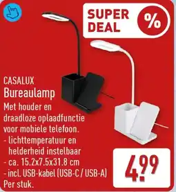 ALDI Casalux Bureaulamp aanbieding