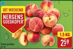 ALDI Platte Perziken aanbieding