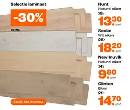 Kwantum Selectie laminaat Hunt aanbieding
