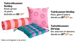 Kwantum Tuinkussen Smiley aanbieding