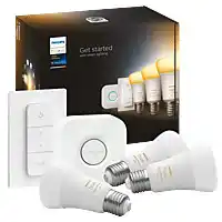 MediaMarkt Philips Hue Starterkit E27 1100lm Wa Ds aanbieding