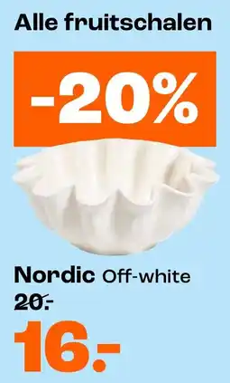 Kwantum Nordic fruitschalen aanbieding