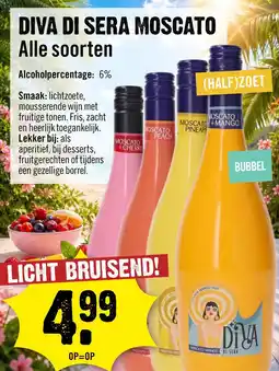 Dirck 3 Diva di Sera Moscato Pineapple 75 cl aanbieding