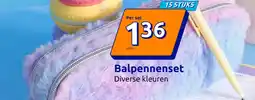 Action Balpennenset aanbieding