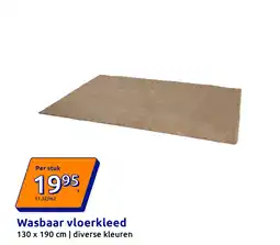 Action Wasbaar vloerkleed aanbieding