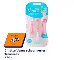 Action Gillette Venus scheermesjes Treasures aanbieding