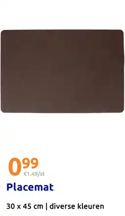Action Placemat aanbieding