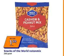 Action Snacks of the World notenmix aanbieding