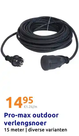 Action Pro-max outdoor verlengsnoer aanbieding