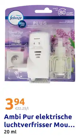 Action Ambi Pur elektrische luchtverfrisser Mount Fuji Breeze aanbieding