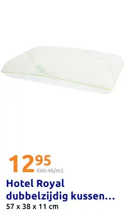 Action Hotel Royal dubbelzijdig kussen met memoryfoam aanbieding