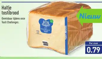 ALDI Halfje tostibrood aanbieding