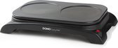 Bol.com Domo DO8715P - Dubbele Crêpemaker - Ø 18cm - Zwart aanbieding
