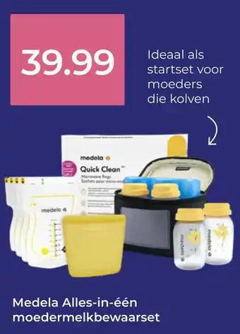 Prenatal Medela Alles-in-één moedermelkbewaarset aanbieding