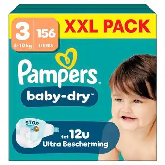 Trekpleister Pampers Baby-Dry Maat 3 Luiers aanbieding