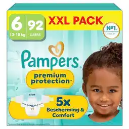 Trekpleister Pampers Premium Protection Maat 6 Luiers aanbieding