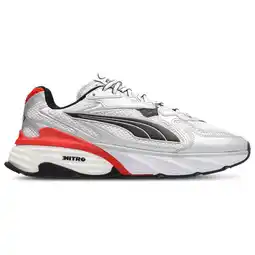 Foot Locker Puma Fade Sneakers Heren - Zilver - Maat 40 - Mesh/Synthetisch aanbieding