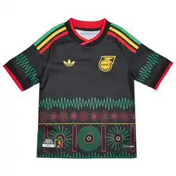 Foot Locker Adidas Jamaica T-shirts Kinder - Zwart - Maat 123 - 129 CM - Poly Jersey aanbieding