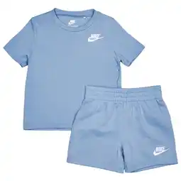 Foot Locker Nike Club Lbr Trainingspakken Baby - Blauw - Maat 80 - 86 CM - Katoen Jersey aanbieding