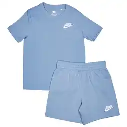 Foot Locker Nike Club Lbr Trainingspakken Peuter - Blauw - Maat 92 - 98 CM - Katoen Jersey aanbieding