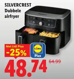 Lidl Silvercrest Dubbele airfryer aanbieding