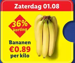 Lidl Bananen aanbieding
