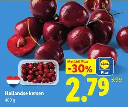 Lidl Hollandse kersen aanbieding