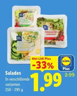 Lidl Salades aanbieding