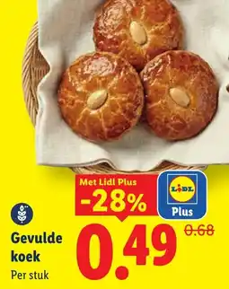 Lidl Gevulde koek aanbieding